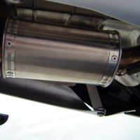 Esapament GPR compatibil cu Suzuki Gsr 600 2006 Evacuare slip-on omologata, inclusiv db killer detașabil și cot de legătură,Titanium Oval 
