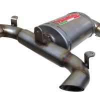 Esapament GPR compatibil cu Suzuki Gsr 600 2006 Evacuare slip-on omologata, inclusiv db killer detașabil și cot de legătură,Titanium Oval 