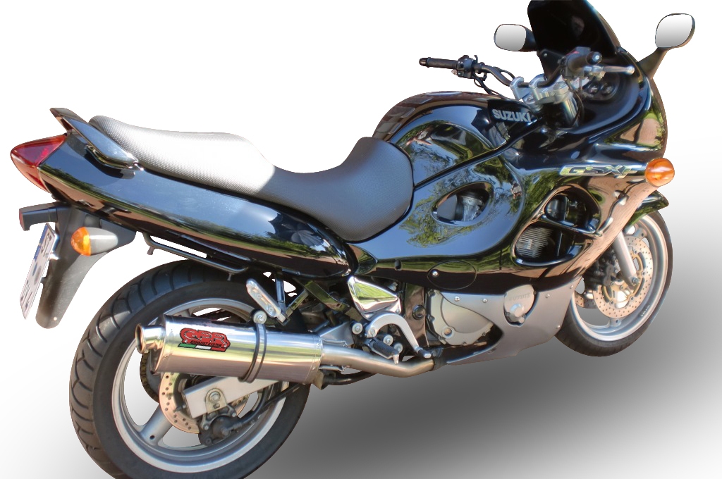 Esapament GPR compatibil cu Suzuki Gsf 650 Bandit - S  2005 Evacuare slip-on omologata, inclusiv db killer detașabil, cot de legătură și catalizator,Trioval