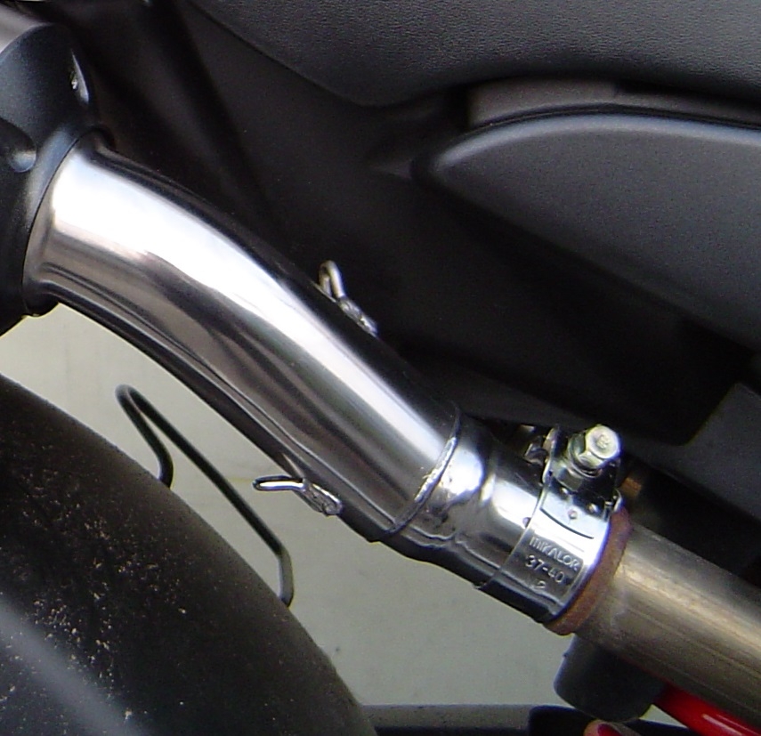 Esapament GPR compatibil cu Honda Hornet 900 - Cb 900 F 2002 Evacuare cu dublă omologare legală, inclusiv db killers și coturi de legătură detașabile,Trioval