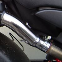 Esapament GPR compatibil cu Honda Hornet 900 - Cb 900 F 2002 Evacuare cu dublă omologare legală, inclusiv db killers și coturi de legătură detașabile,Trioval