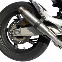 Esapament GPR compatibil cu Honda Cbr 600 F 2011 Evacuare slip-on omologata, inclusiv db killer detașabil și cot de legătură,Deeptone Inox