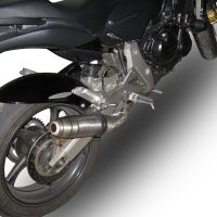 Esapament GPR compatibil cu Honda Cbr 600 F 2011 Evacuare slip-on omologata, inclusiv db killer detașabil și cot de legătură,Deeptone Inox