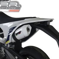 Exhaust compatible with Husqvarna Enduro 701 2015-2016, Albus Ceramic, Homologated legal slip-on exhaust including removable db killer, link pipe and catalyst