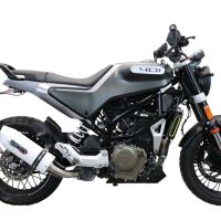 Exhaust compatible with Husqvarna Vitpilen 401 2020-2020, Albus Evo4, Homologated legal slip-on exhaust including removable db killer and link pipe