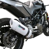 Exhaust compatible with Husqvarna Vitpilen 401 2020-2020, Albus Evo4, Homologated legal slip-on exhaust including removable db killer and link pipe