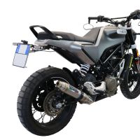 Esapament GPR compatibil cu Husqvarna Svartpilen 401 2020 Evacuare slip-on omologata, inclusiv db killer detașabil și cot de legătură,Deeptone Inox