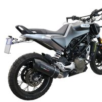 Esapament GPR compatibil cu Husqvarna Svartpilen 401 2021 Evacuare slip-on omologata, inclusiv db killer detașabil și cot de legătură,Furore Evo4 Nero