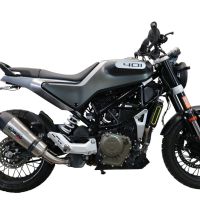 Esapament GPR compatibil cu Husqvarna Vitpilen 401 2020 Evacuare slip-on omologata, inclusiv db killer detașabil și cot de legătură,New Grand Prix Evo Titanium