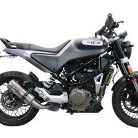 Exhaust compatible with Husqvarna Vitpilen 401 2020-2020, M3 Inox , Homologated legal slip-on exhaust including removable db killer and link pipe