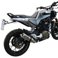 Exhaust compatible with Husqvarna Vitpilen 401 2020-2020, M3 Inox , Homologated legal slip-on exhaust including removable db killer and link pipe