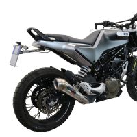 Esapament GPR compatibil cu Husqvarna Svartpilen 401 2021 Evacuare slip-on omologata, inclusiv db killer detașabil și cot de legătură,Powercone Evo