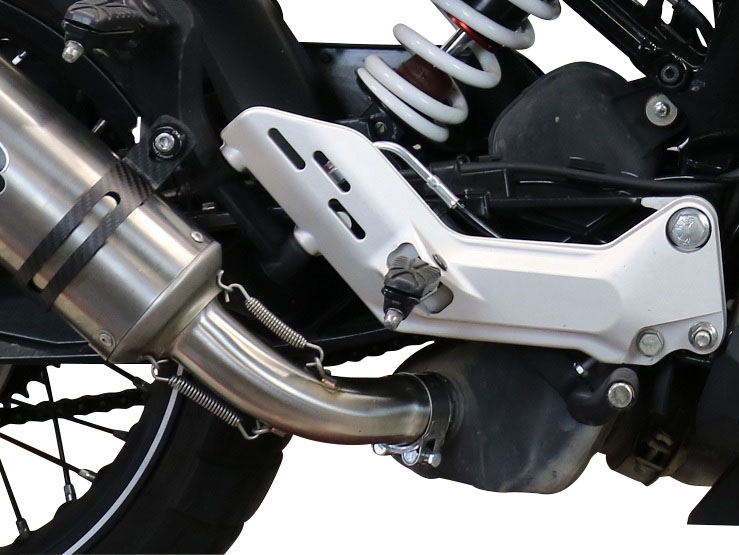Esapament GPR compatibil cu Husqvarna Vitpilen 401 2020 Evacuare slip-on omologata, inclusiv db killer detașabil și cot de legătură,M3 Black Titanium