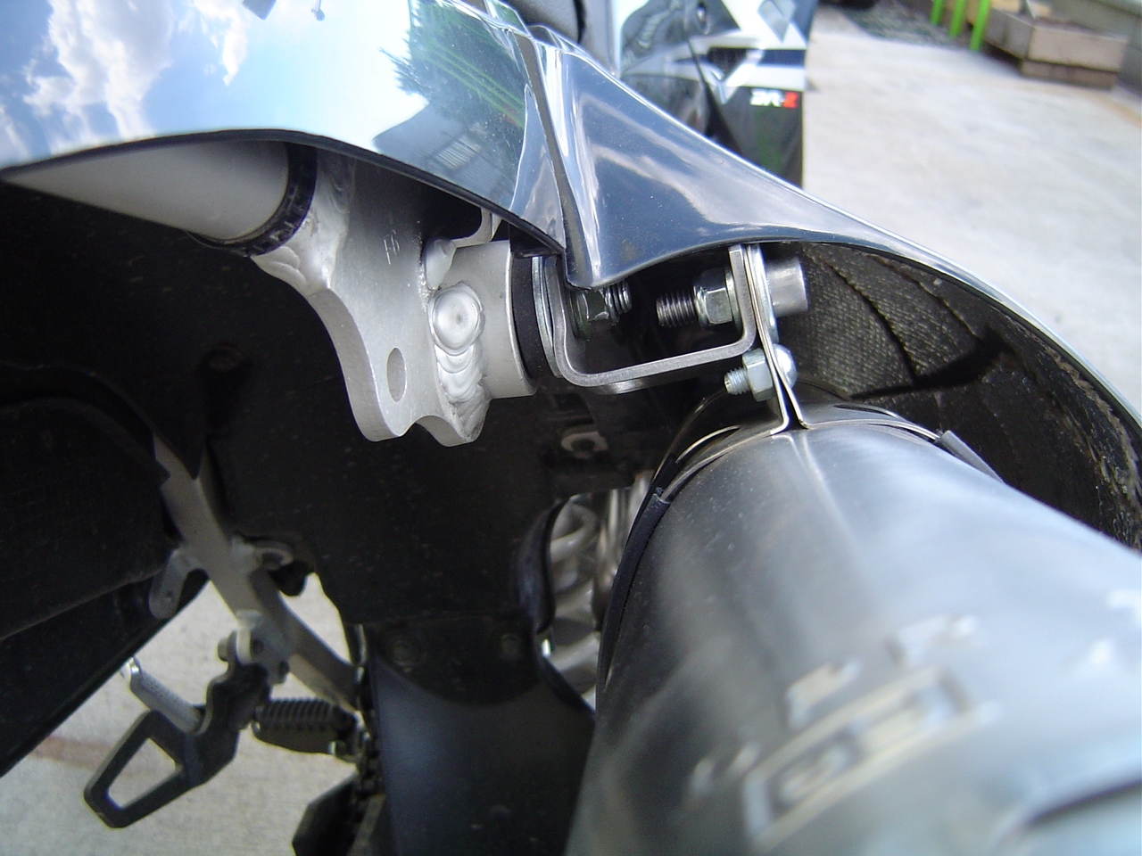 Exhaust compatible with Suzuki Drz 400 SM 2005-2025, Albus Ceramic, Homologated legal full system exhaust, including removable db killer