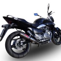 Esapament GPR compatibil cu Suzuki Gw 250 F Inazuma 2012 Evacuare cu dublă omologare legală, inclusiv db killers și coturi de legătură detașabile,Deeptone Inox