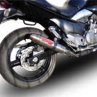 Esapament GPR compatibil cu Suzuki Gw 250 F Inazuma 2012 Evacuare cu dublă omologare legală, inclusiv db killers și coturi de legătură detașabile,Deeptone Inox