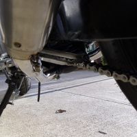 Exhaust compatible with Suzuki Gw 250 F Inazuma 2012-2017, Albus Ceramic, Dual Homologated legal slip-on exhaust including removable db killers and link pipes