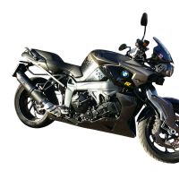 Esapament GPR compatibil cu Bmw K 1300 S -R  2009 Evacuare slip-on omologata, inclusiv db killer detașabil, cot de legătură și catalizator,Furore Poppy