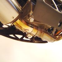 Esapament GPR compatibil cu Kawasaki Er 6 N - F  2005 Evacuare slip-on omologata, inclusiv db killer detașabil și cot de legătură,Ghisa 