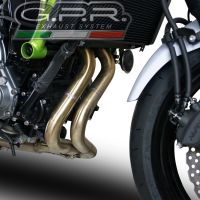 Esapament GPR compatibil cu Kawasaki Ninja 650 2017 Sistem complet de evacuare legal omologat, inclusiv db killer și catalizator detașabil,Powercone Evo