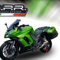 Esapament GPR compatibil cu Kawasaki Z 1000  2010 Evacuare cu dublă omologare legală, inclusiv db killers și coturi de legătură detașabile,Powercone Evo