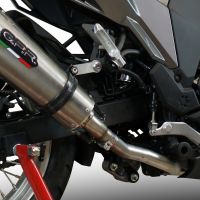 Esapament GPR compatibil cu Kawasaki Versys-X 250 2017 Evacuare slip-on omologata, inclusiv db killer detașabil, cot de legătură și catalizator,Furore Evo4 Nero