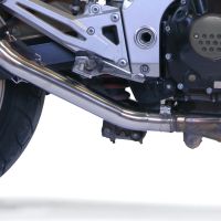 Esapament GPR compatibil cu Kawasaki Z1000 2003 Evacuare cu dublă omologare legală, inclusiv db killers și coturi de legătură detașabile,M3 Inox 