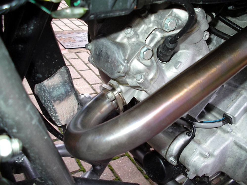 Esapament GPR compatibil cu Kawasaki Kfx 700 2004 Sistem legal de evacuare complet omologat, inclusiv Evacuari duble și db killer detașabile,Deeptone Atv