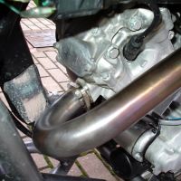 Esapament GPR compatibil cu Kawasaki Kfx 700 2004 Sistem legal de evacuare complet omologat, inclusiv Evacuari duble și db killer detașabile,Deeptone Atv