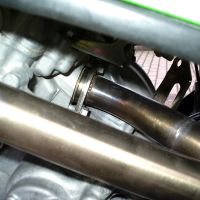 Esapament GPR compatibil cu Kawasaki Kfx 700 2004 Sistem legal de evacuare complet omologat, inclusiv Evacuari duble și db killer detașabile,Deeptone Atv