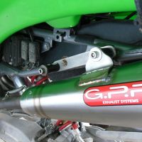 Esapament GPR compatibil cu Kawasaki Kfx 700 2004 Sistem legal de evacuare complet omologat, inclusiv Evacuari duble și db killer detașabile,Powercone Evo