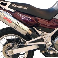 Esapament GPR compatibil cu Kawasaki Kle 500 1991 Evacuare slip-on omologata, inclusiv db killer detașabil și cot de legătură,Trioval