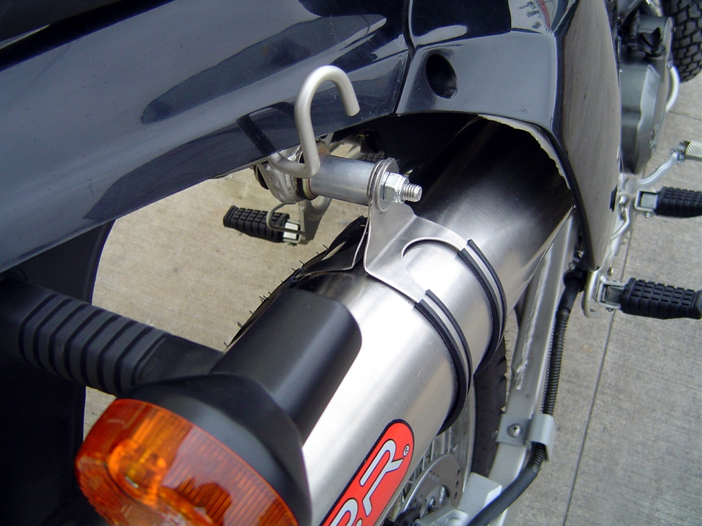 Esapament GPR compatibil cu Kawasaki Klx 650 1993 Evacuare slip-on omologata, inclusiv db killer detașabil și cot de legătură,Trioval