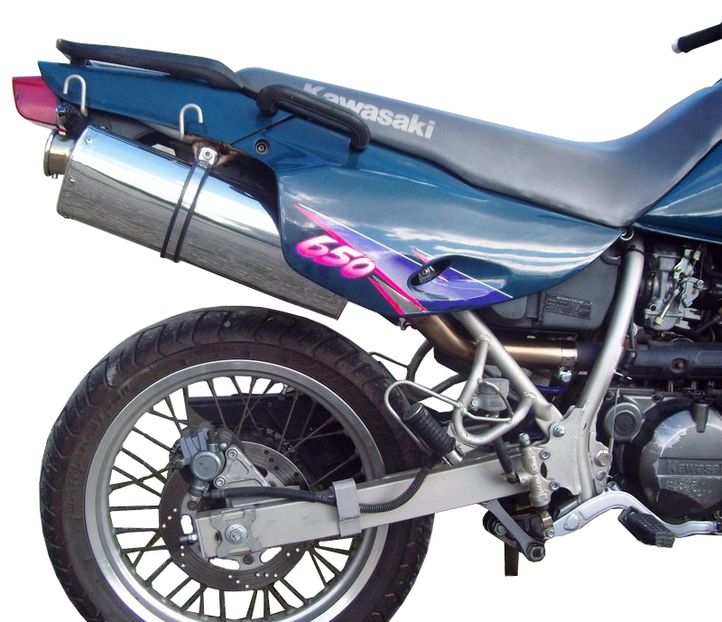 Esapament GPR compatibil cu Kawasaki Klx 650 1993 Evacuare slip-on omologata, inclusiv db killer detașabil și cot de legătură,Trioval