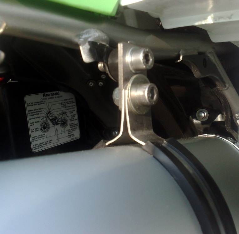 Exhaust compatible with Kawasaki KLX 250 S 2018-2020, Furore Nero, Homologated legal full system exhaust, including removable db killer