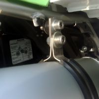 Exhaust compatible with Kawasaki KLX 250 S 2018-2020, Furore Nero, Homologated legal full system exhaust, including removable db killer