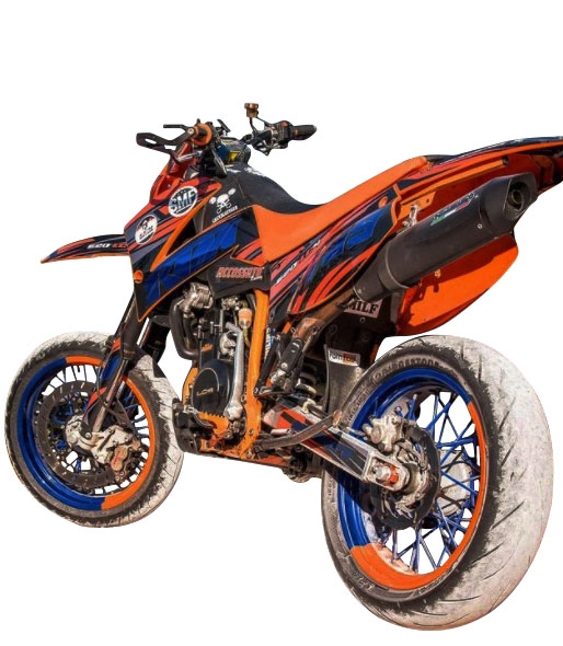 Exhaust compatible with Ktm EGS Adventure - LC4 1999-2003, Furore Nero, Homologated legal slip-on exhaust including removable db killer and link pipe
