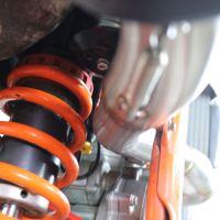 Exhaust compatible with Ktm SX-F 450 2016-2018, Furore Nero, Racing full system exhaust, including removable db killer/spark arrestor