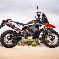 Esapament GPR compatibil cu Husqvarna Norden 901 2022 Evacuare slip-on omologata, inclusiv db killer detașabil și cot de legătură,M3 Black Titanium
