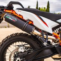 Esapament GPR compatibil cu Husqvarna Norden 901 2022 Evacuare slip-on omologata, inclusiv db killer detașabil și cot de legătură,M3 Black Titanium