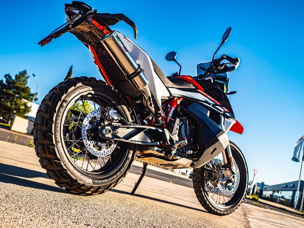 Exhaust compatible with Husqvarna Norden 901 2022-2024, M3 Inox , Racing slip-on exhaust including link pipe