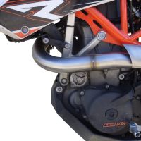 Exhaust compatible with Ktm Enduro 690 R 2007-2016, Albus Ceramic, Homologated legal full system exhaust, including removable db killer