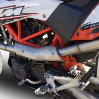 Exhaust compatible with Ktm Enduro 690 R 2007-2016, Albus Ceramic, Homologated legal full system exhaust, including removable db killer