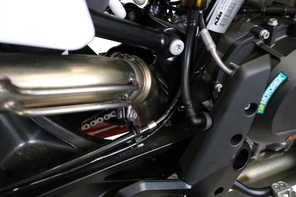 Exhaust compatible with Ktm Adventure 890 2020-2024, Decatalizzatore, Decat pipe
