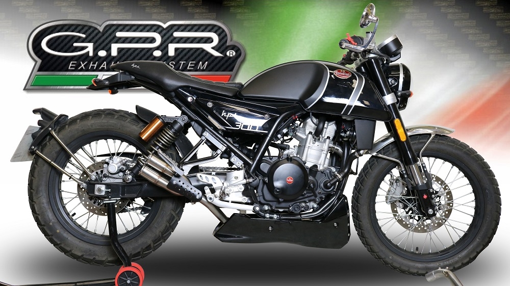 Exhaust compatible with F.B. Mondial Hps 300 2018-2019, F205, Racing full system exhaust
