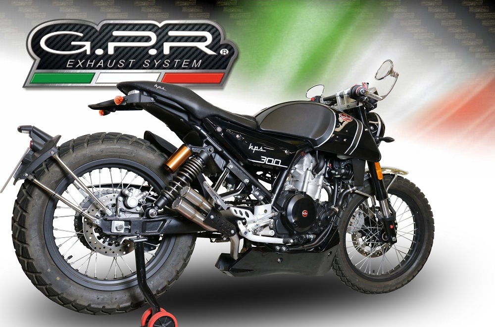 Exhaust compatible with F.B. Mondial Hps 300 2018-2019, F205, Racing full system exhaust