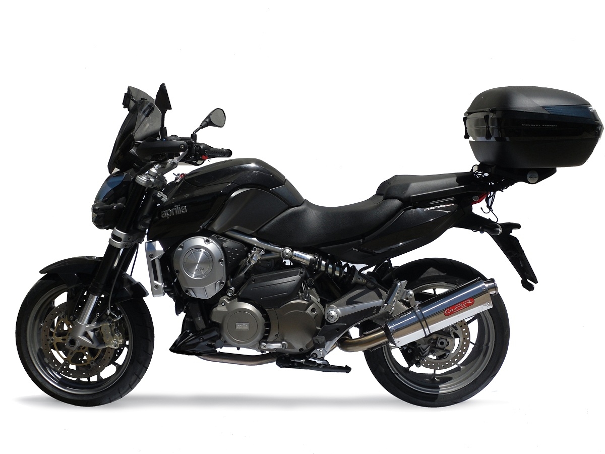 Esapament GPR compatibil cu Aprilia Mana 850 Gt 2007 Sistem de evacuare omologat complet, inclusiv db killer detașabil,Trioval
