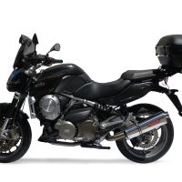 Esapament GPR compatibil cu Aprilia Mana 850 Gt 2007 Sistem de evacuare omologat complet, inclusiv db killer detașabil,Trioval