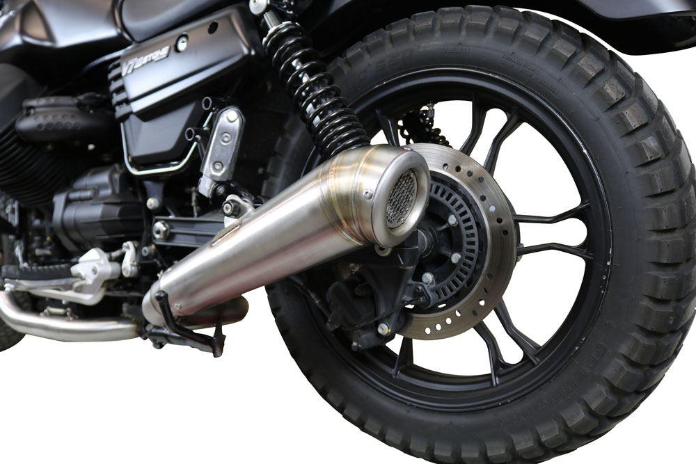 Esapament GPR compatibil cu Moto Guzzi V7 III Special-Stone-Carbon 2017  Sistem complet de evacuare Racing,Powercone Evo