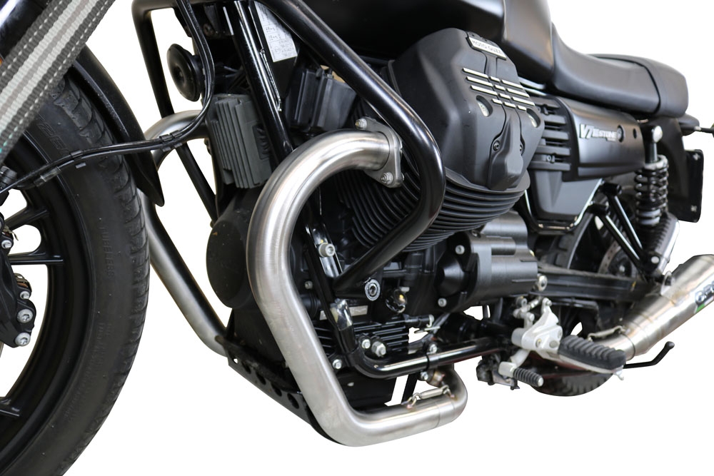 Esapament GPR compatibil cu Moto Guzzi V7 III Special-Stone-Carbon 2017  Sistem complet de evacuare Racing,Powercone Evo